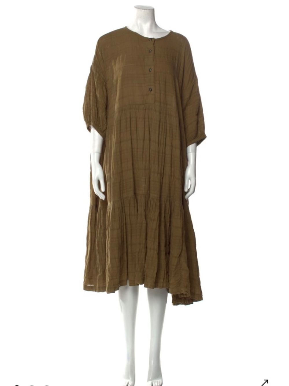 Black Crane Middi Lengh Dress
